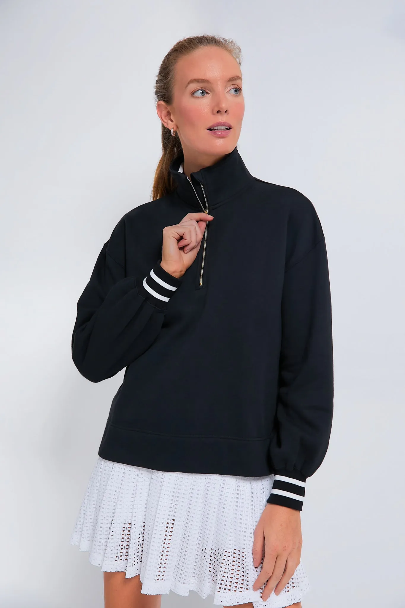 Black Carlson Quarter Zip