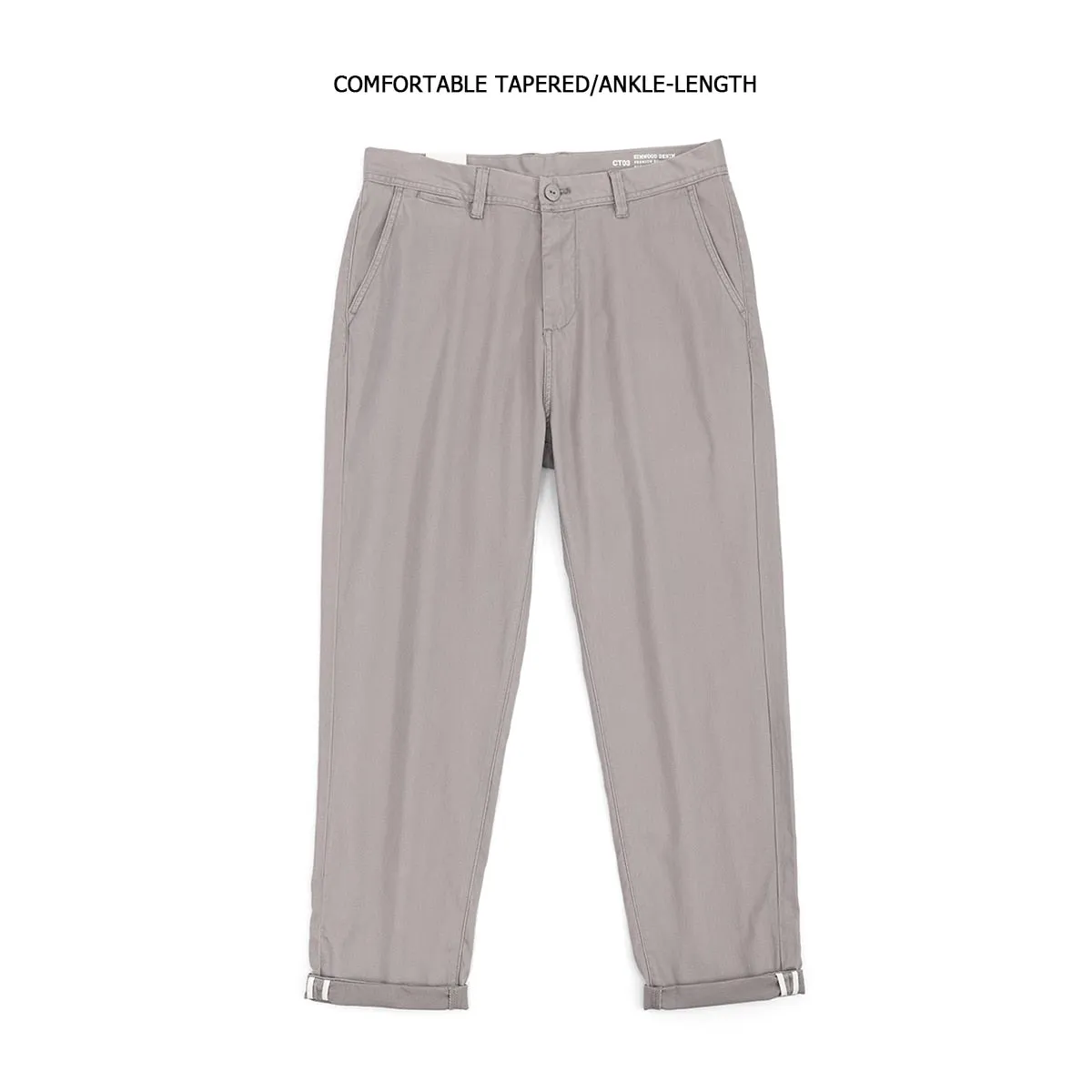 Casual Cotton Slim Fit Chinos Trousers