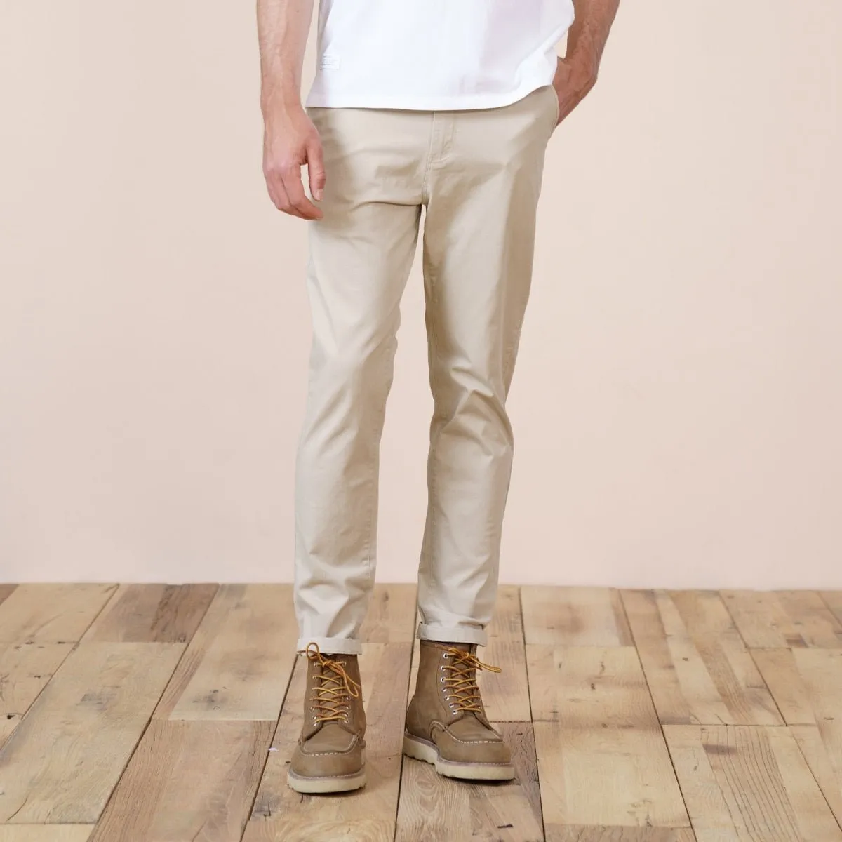 Casual Cotton Slim Fit Chinos Trousers