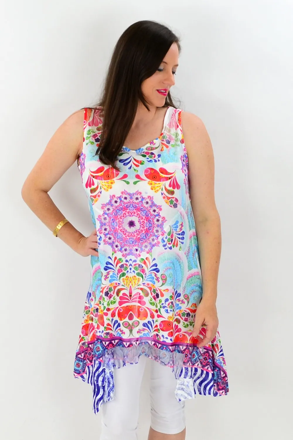 Colourful Paint Slash Tunic