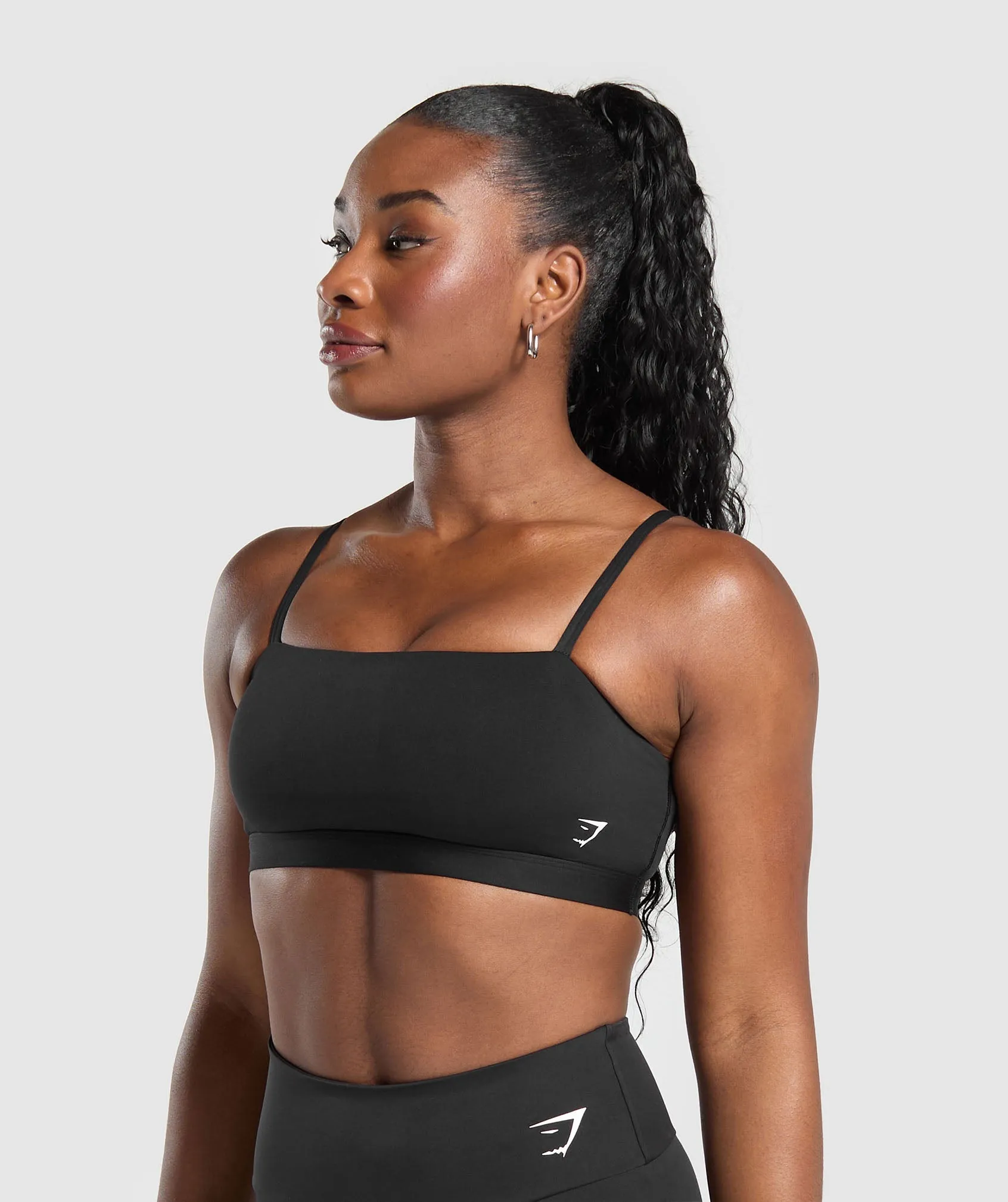 Gymshark Cut Out Bandeau - Black