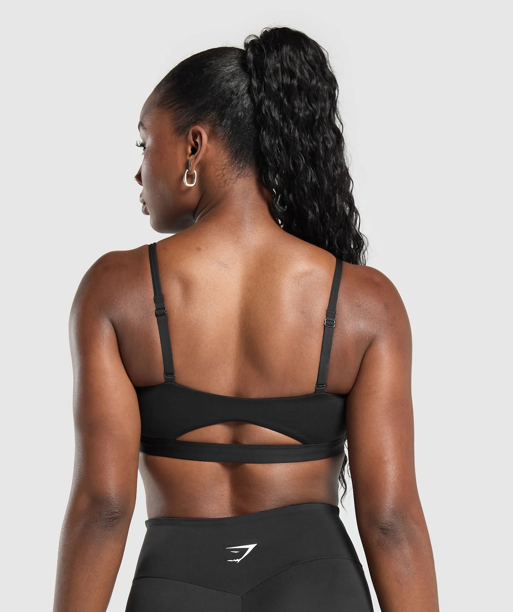 Gymshark Cut Out Bandeau - Black