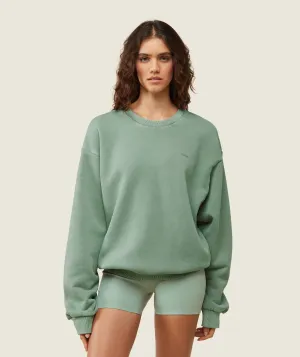 Gymshark everywear Relaxed Sweatshirt - Dollar Green