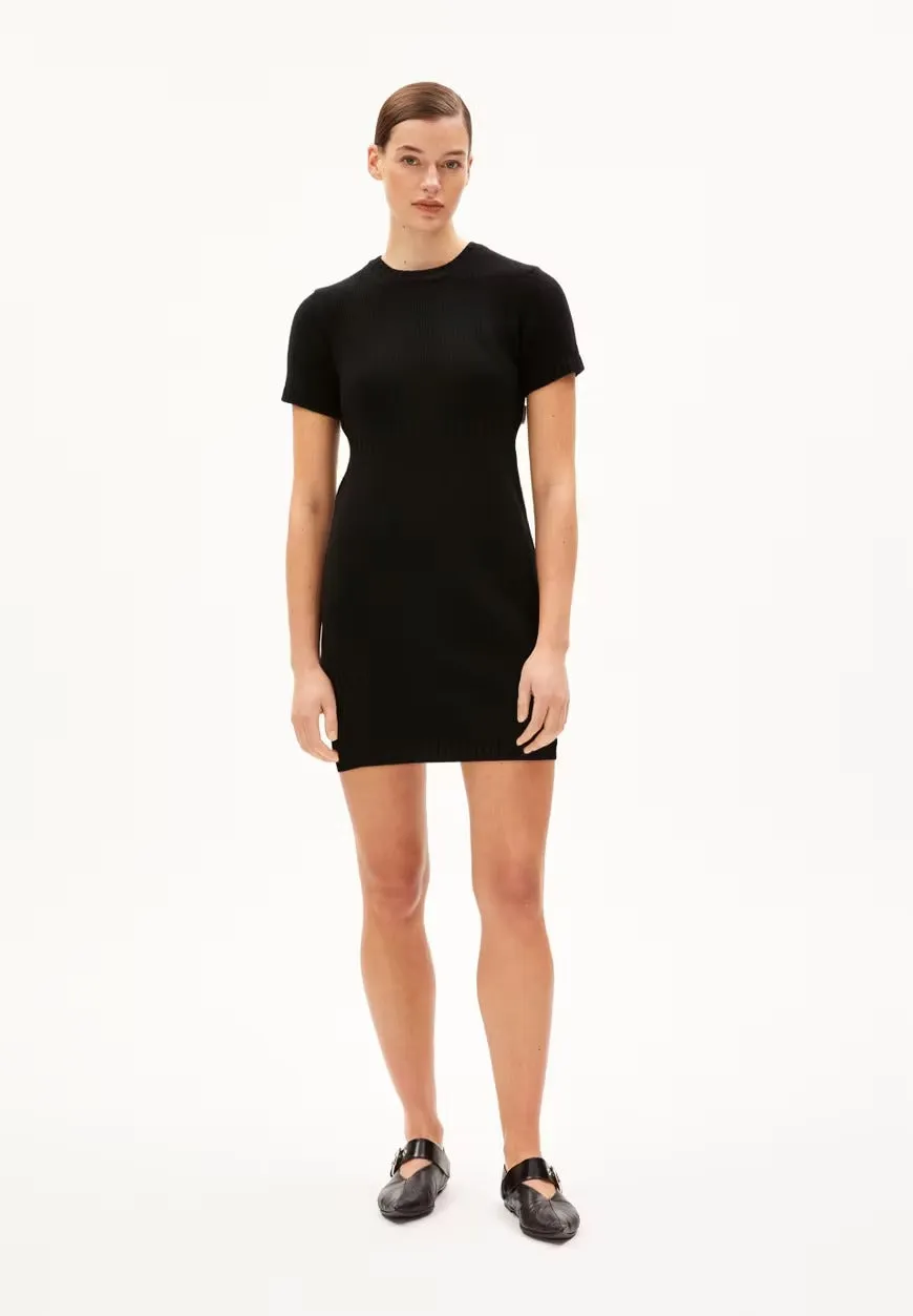 Haazel Reglana Knit Dress - Black