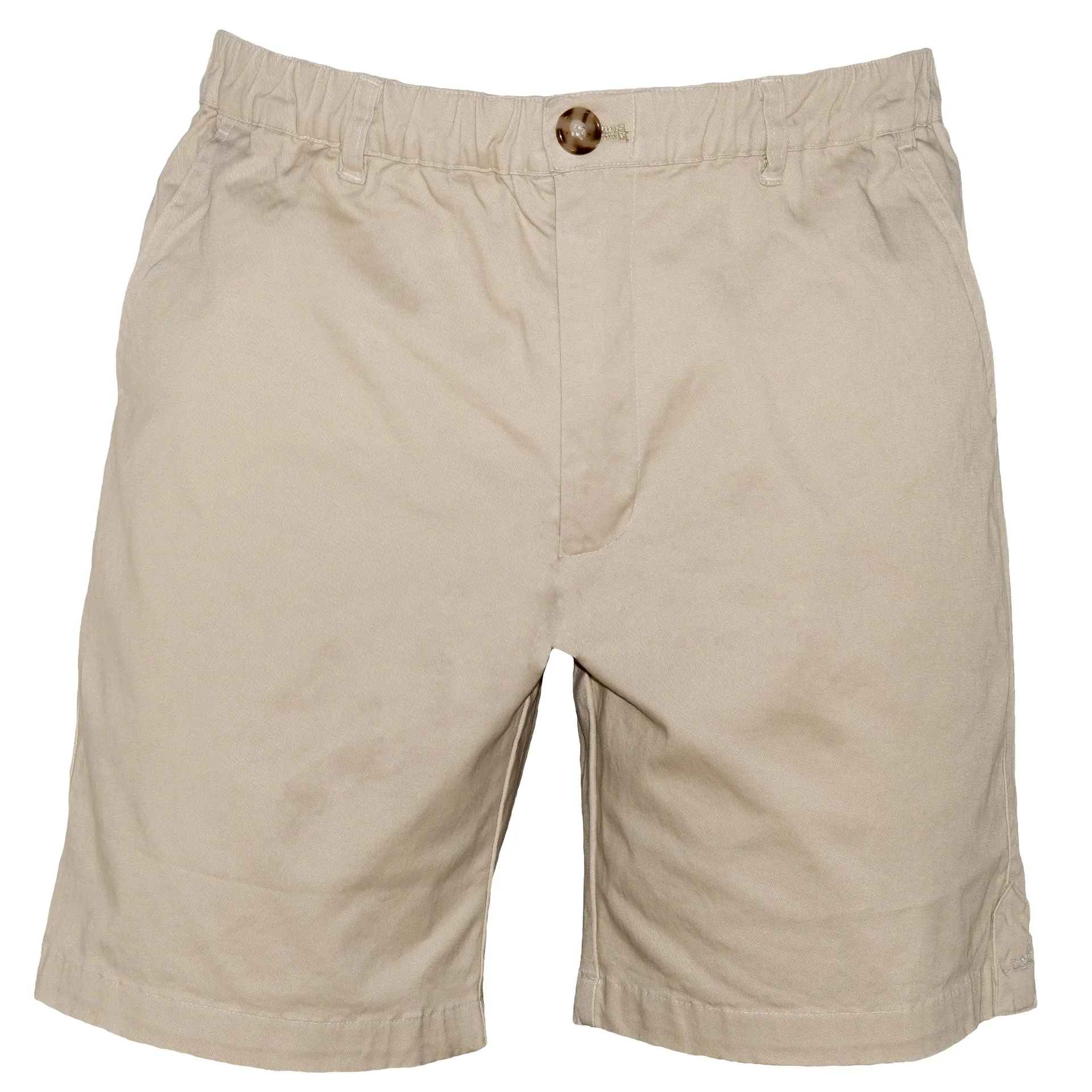 Khaki 7" Stretch Shorts