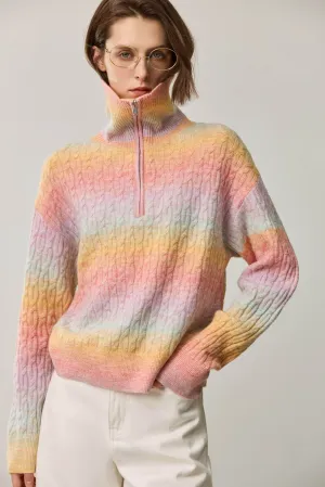 LILY Wool-Blend Striped Sweater