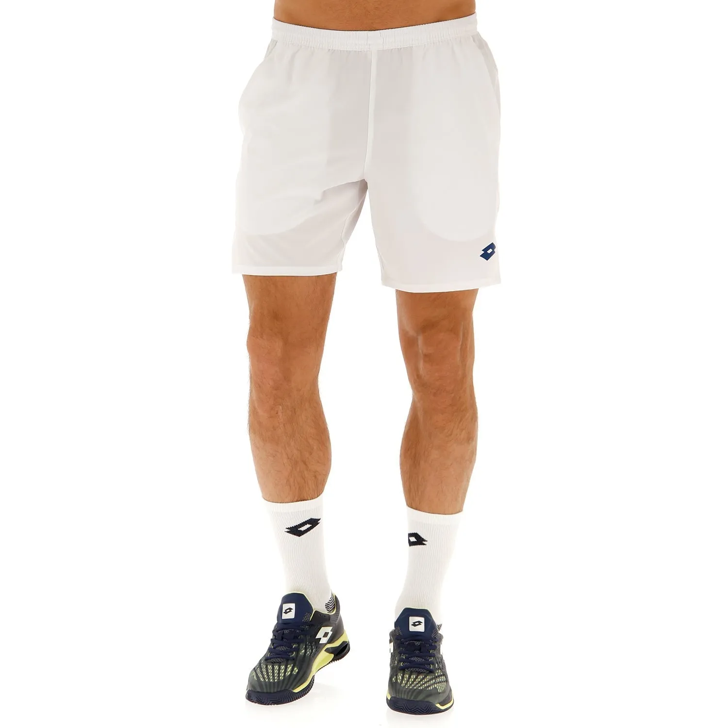 Men's White Top Ten 7" Shorts