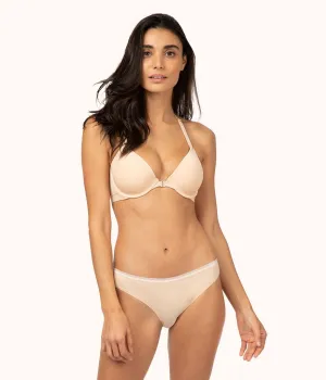 The Front Close T-Shirt Bra: Toasted Almond