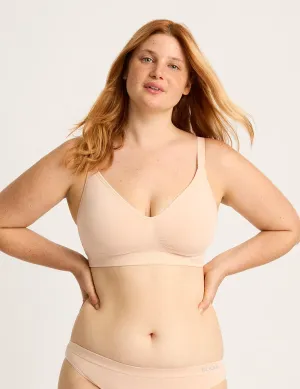 Wireless Full Bust T-Shirt Bra - Shell